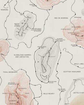 Highlands Map pattern