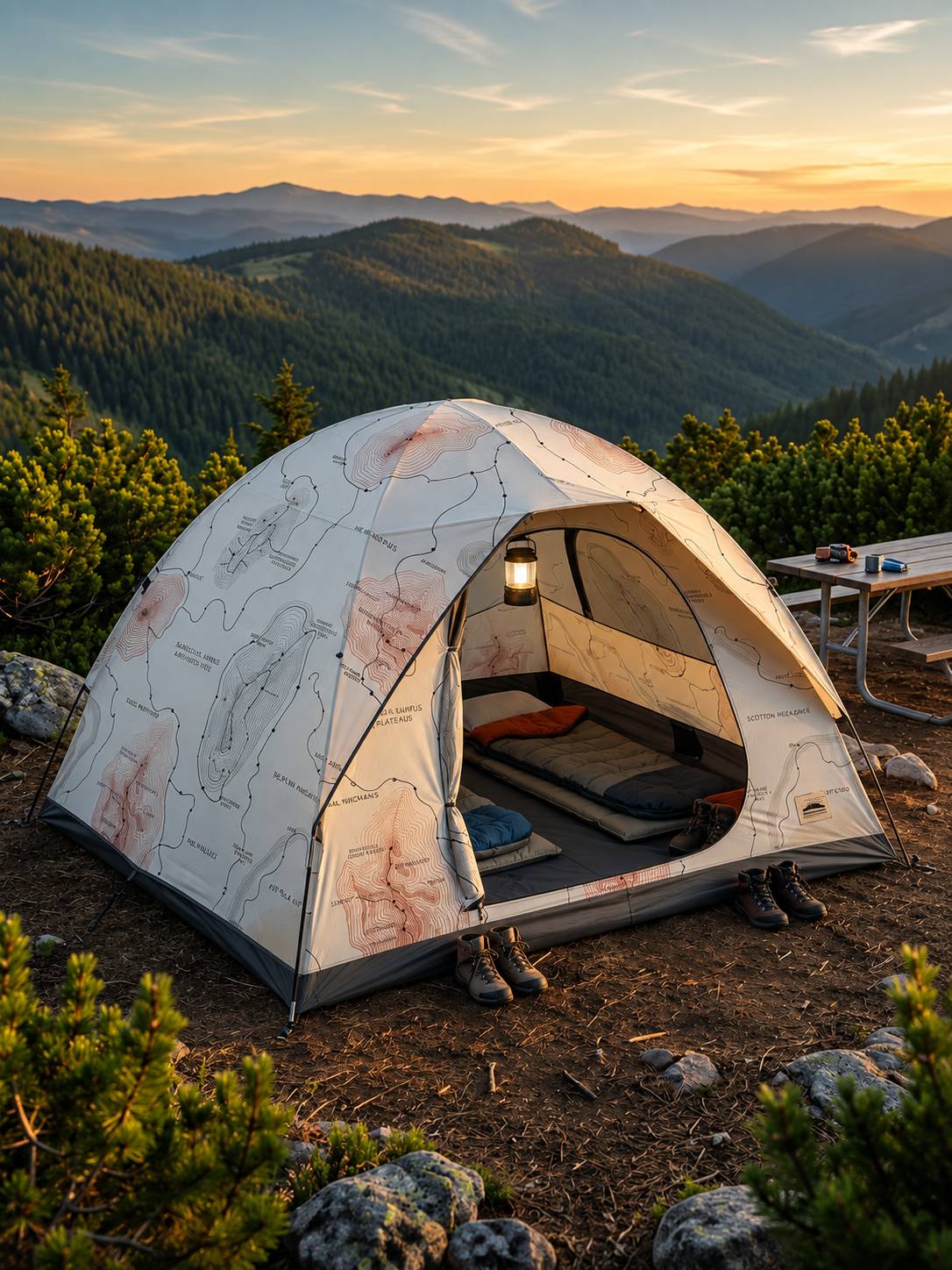 Highlands Map tent
